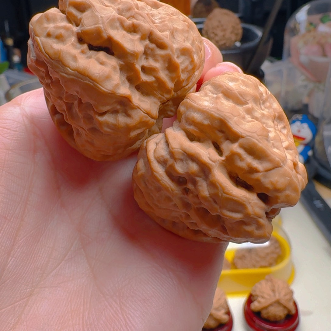 核桃把件44肚子蛤蟆头