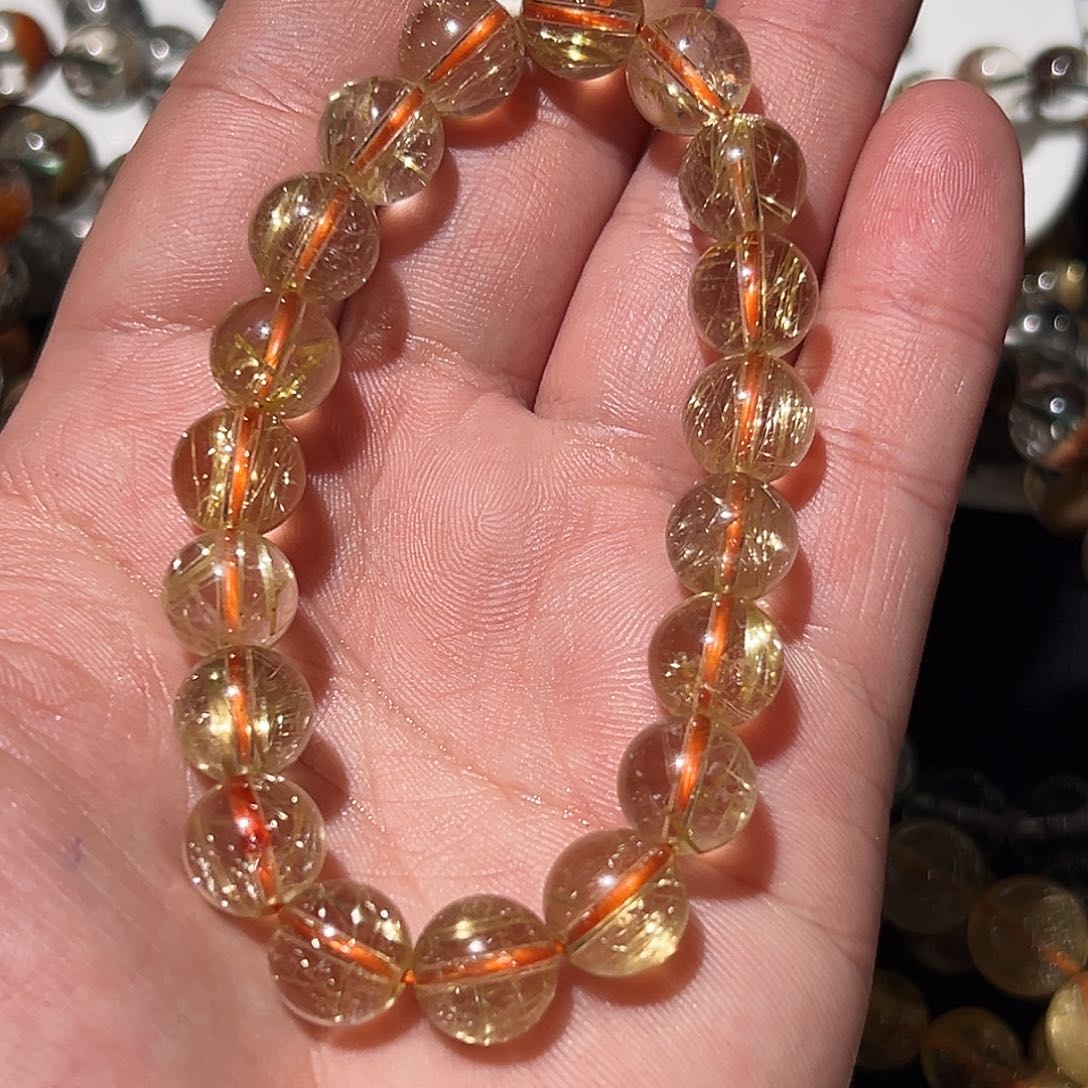 未镶嵌手链水晶金发