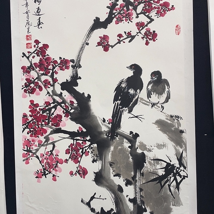 国画老师手绘作品