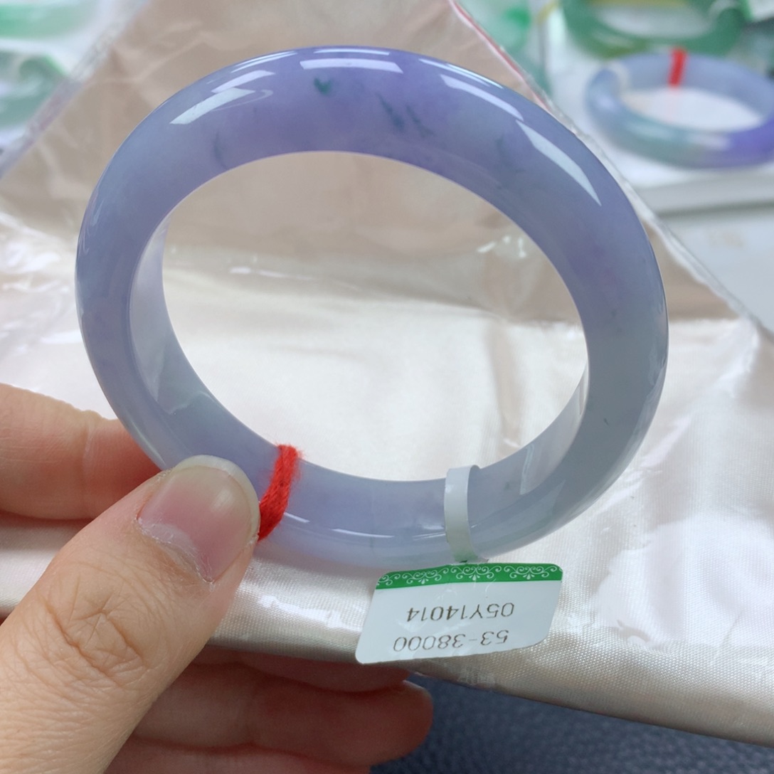 翡翠手镯未镶嵌53加