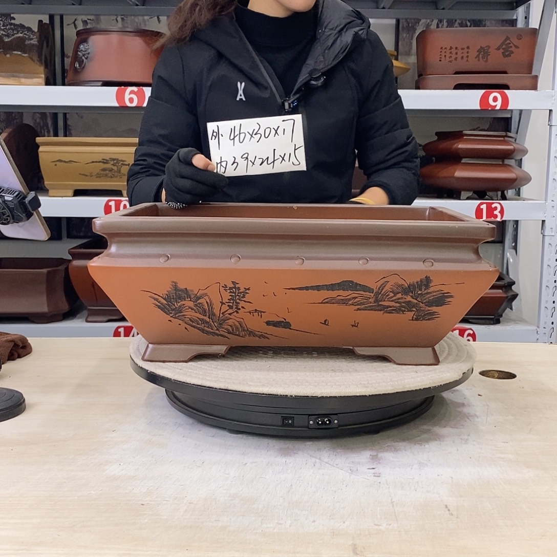 紫砂花盆紫砂花盆