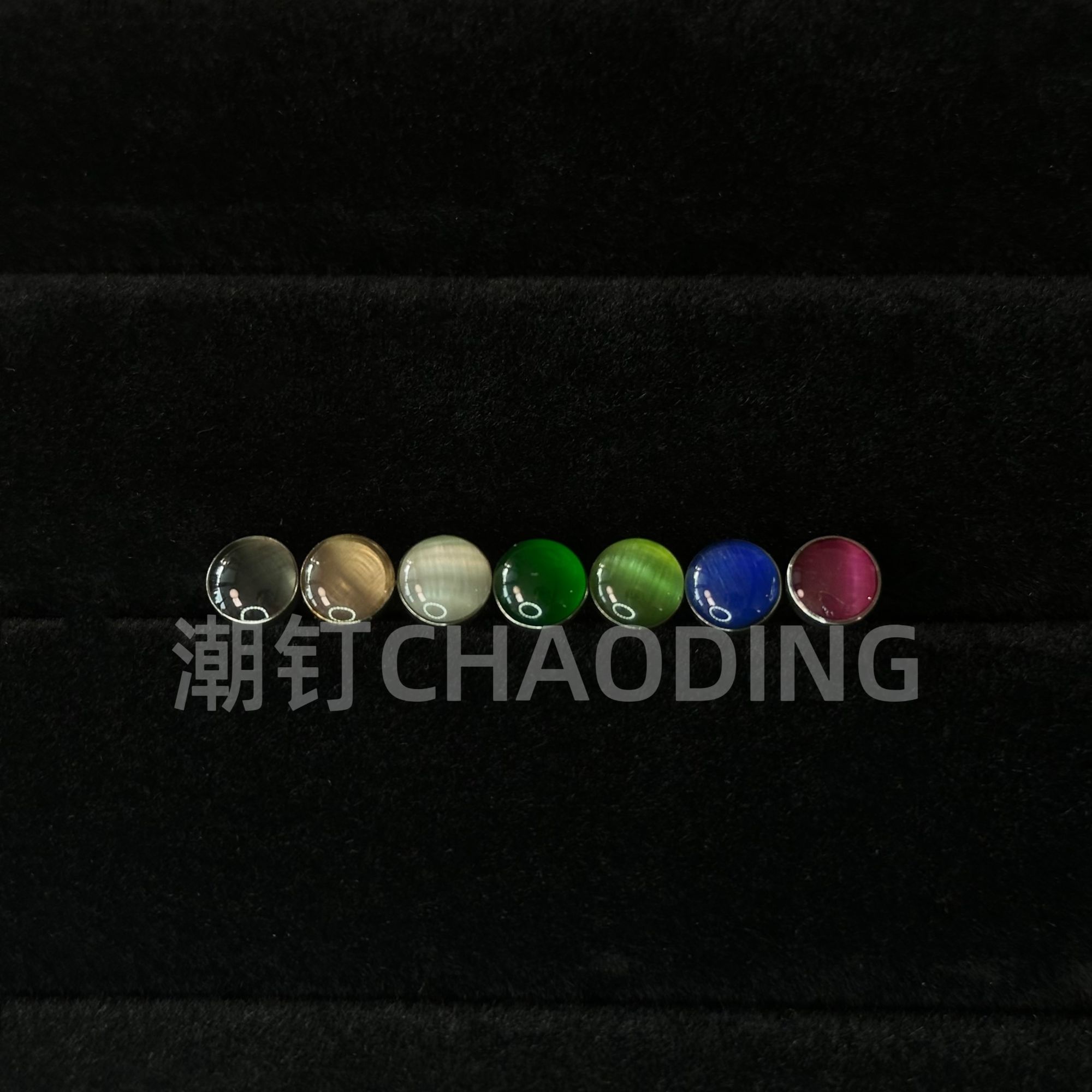 钛钢耳饰 追光猫眼舌钉钛钢材质防过敏简约百搭小众舒适穿刺饰品