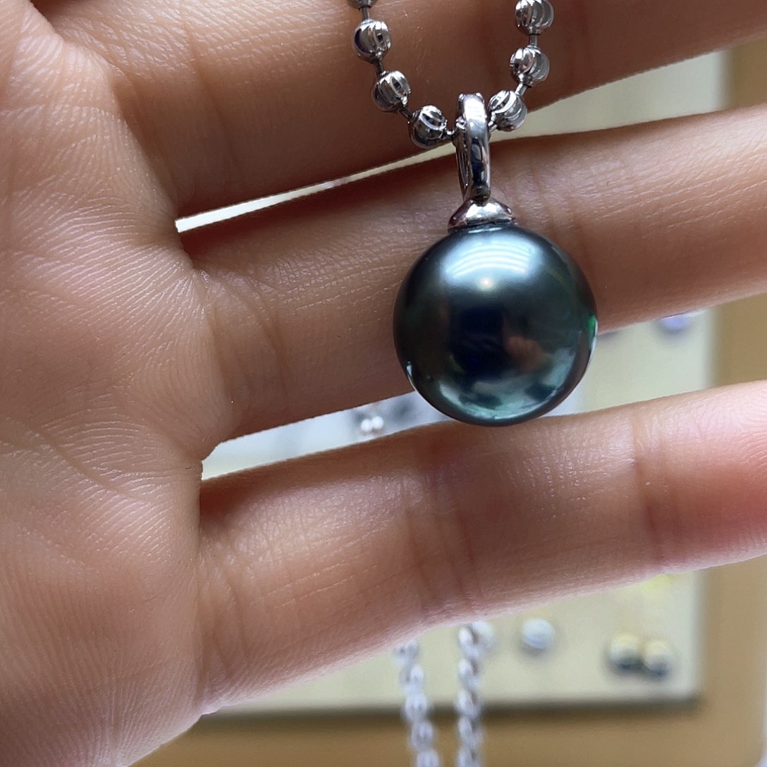 海水珍珠颈饰银S925镶嵌