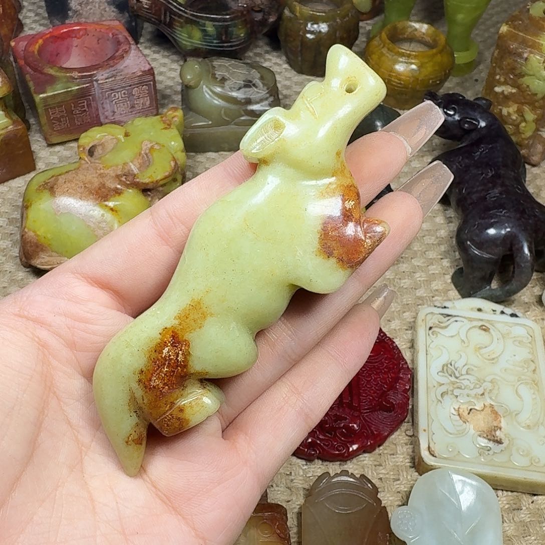 白玉菩提吊坠挂件