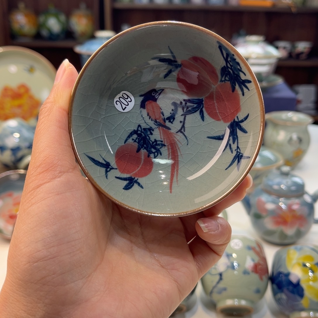 瓷片景德镇手工手绘陶瓷茶具