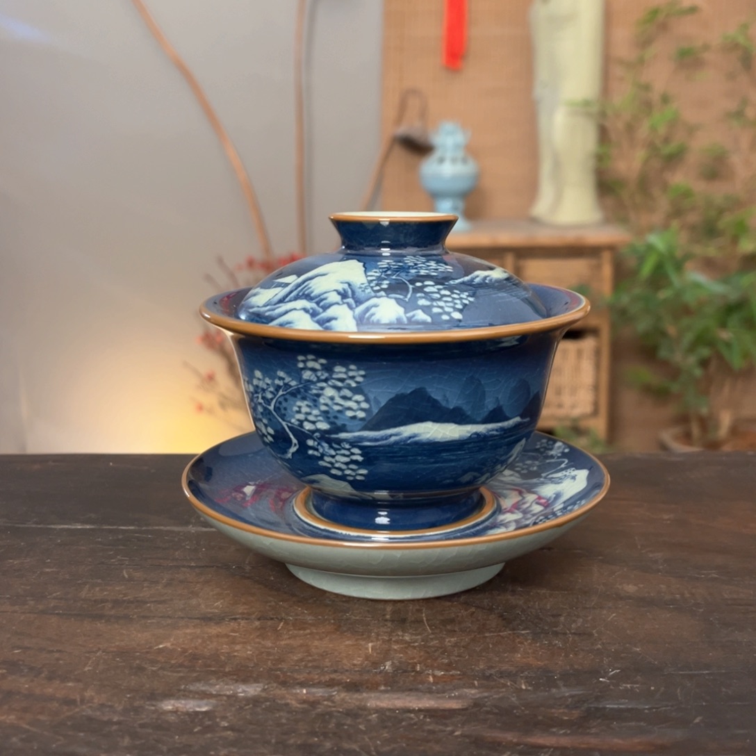 杯景德镇陶瓷柴烧手工