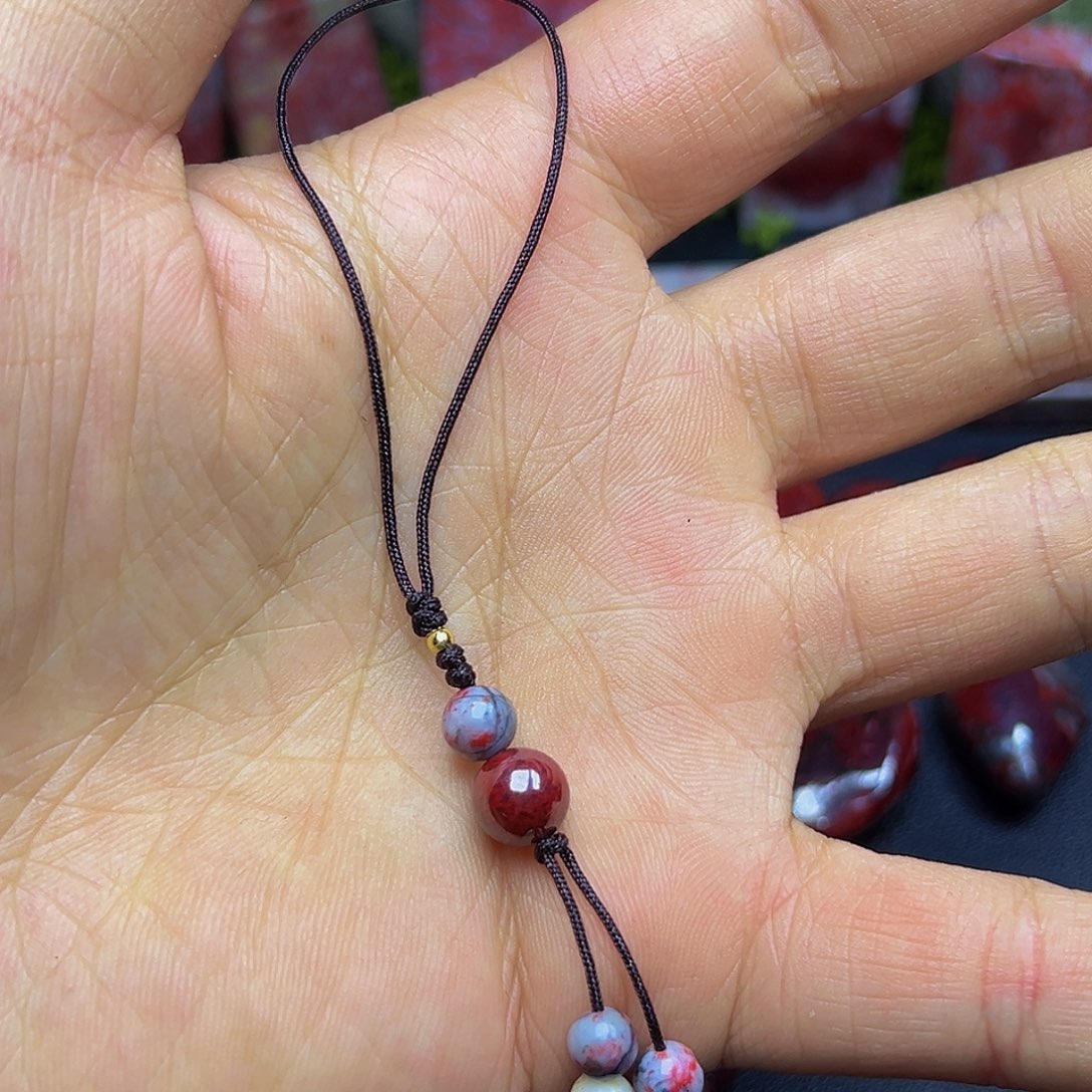 天然辰砂朱砂吊坠