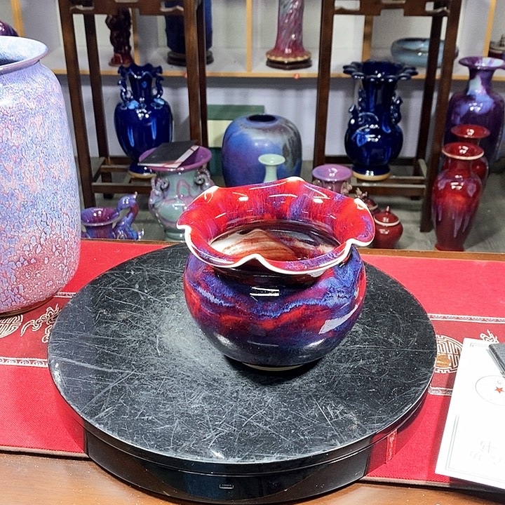 瓶中国神垕精品钧瓷