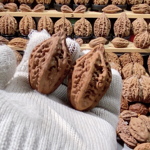 文玩核桃把件野色差