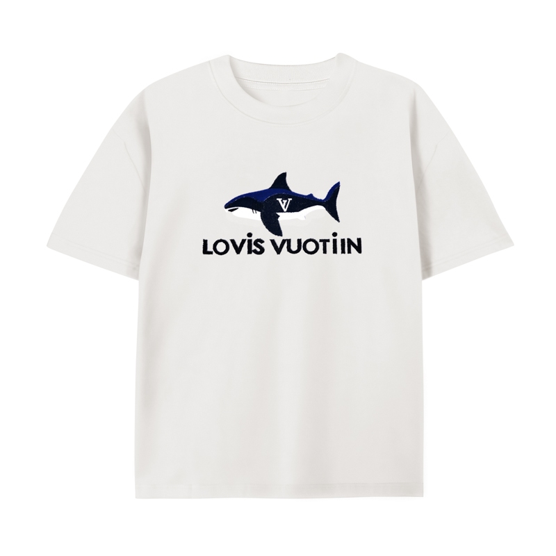 2025秋季可打底可外穿潮流款式圆领简约男女同款T恤8035