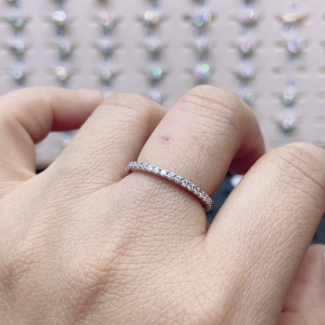 莫桑石非金属17圈口