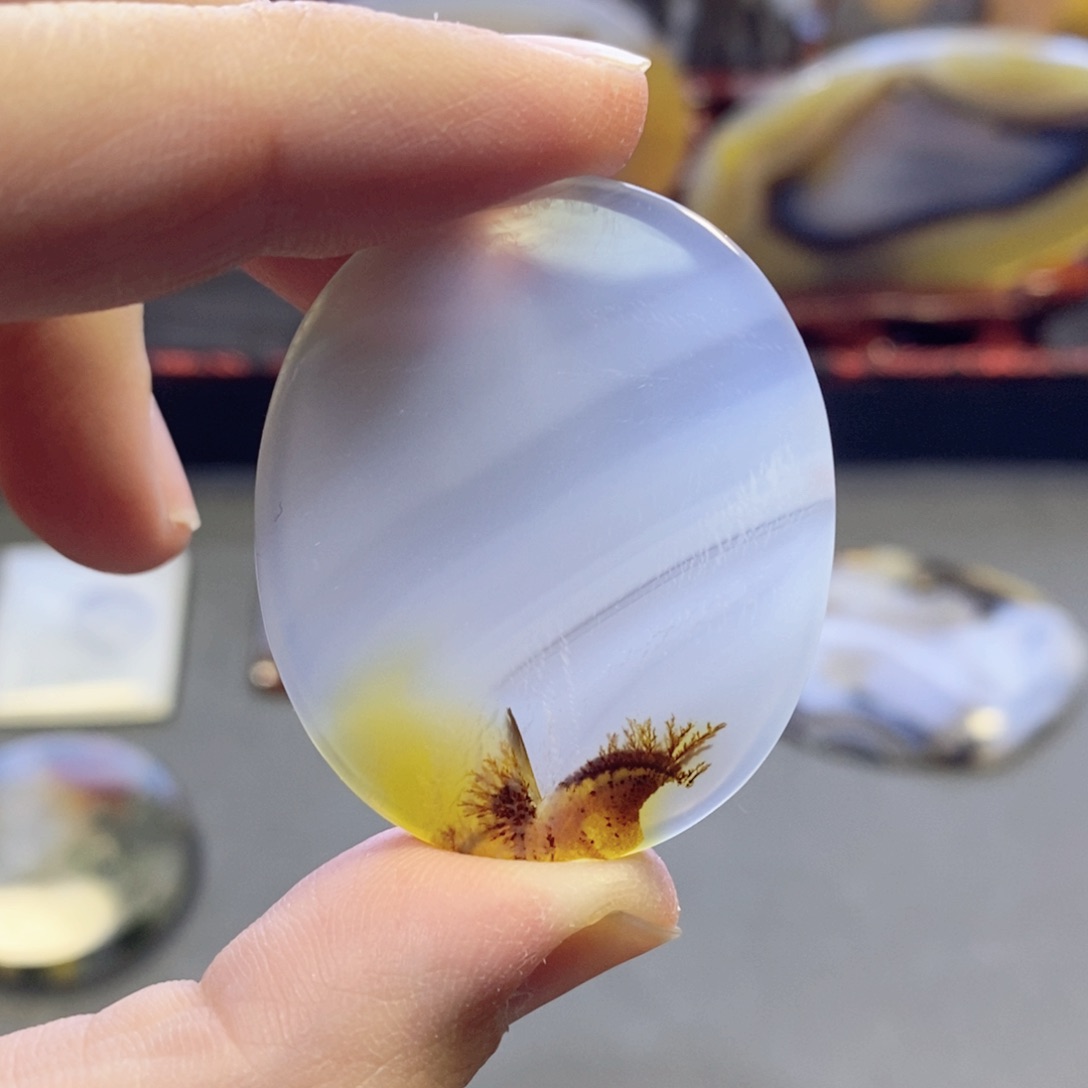 玛瑙/玉髓颈饰未镶嵌编号07