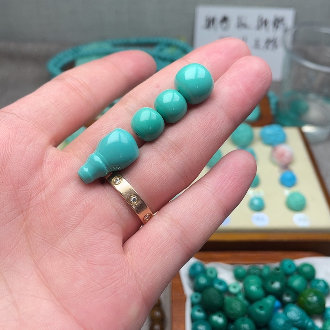 手工雕刻配饰配珠手串尺寸