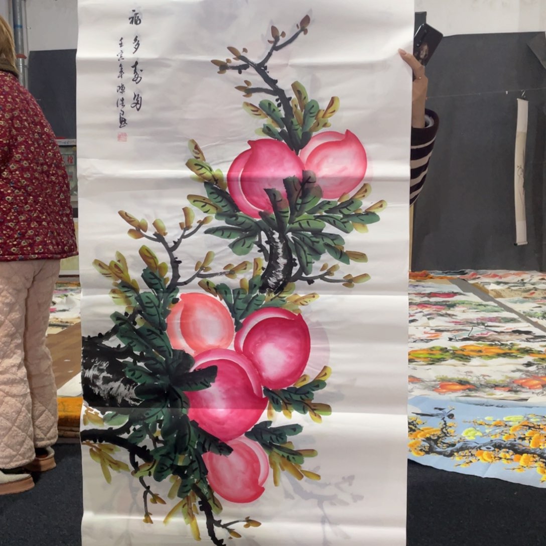 国画国画作品画心一张
