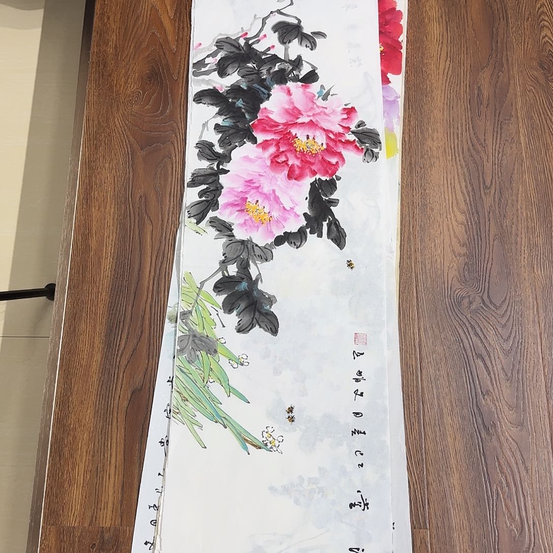 国画国画作品多次