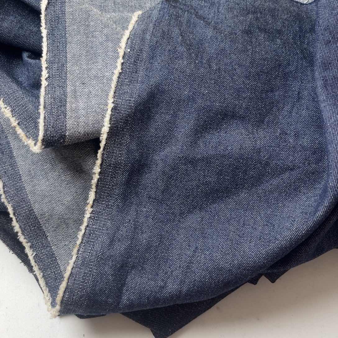 混纺藏蓝牛仔2米。       