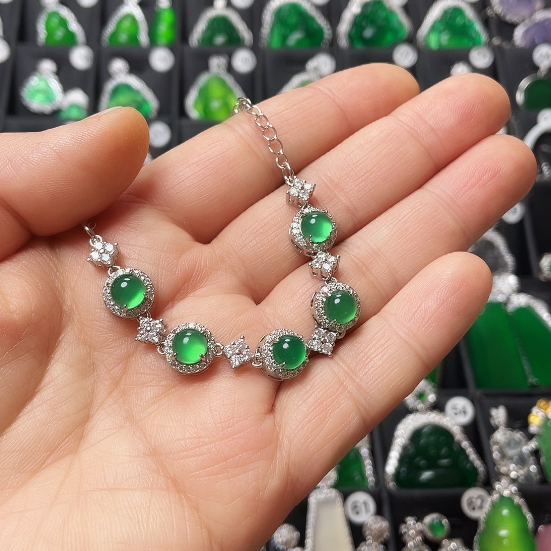 玛瑙/玉髓合金手链