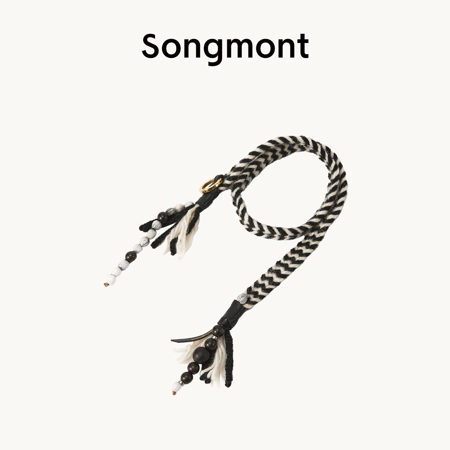 【蒋奇明同款】Songmont山下有松循迹虎牙种子乌朵编织挂饰包包挂件