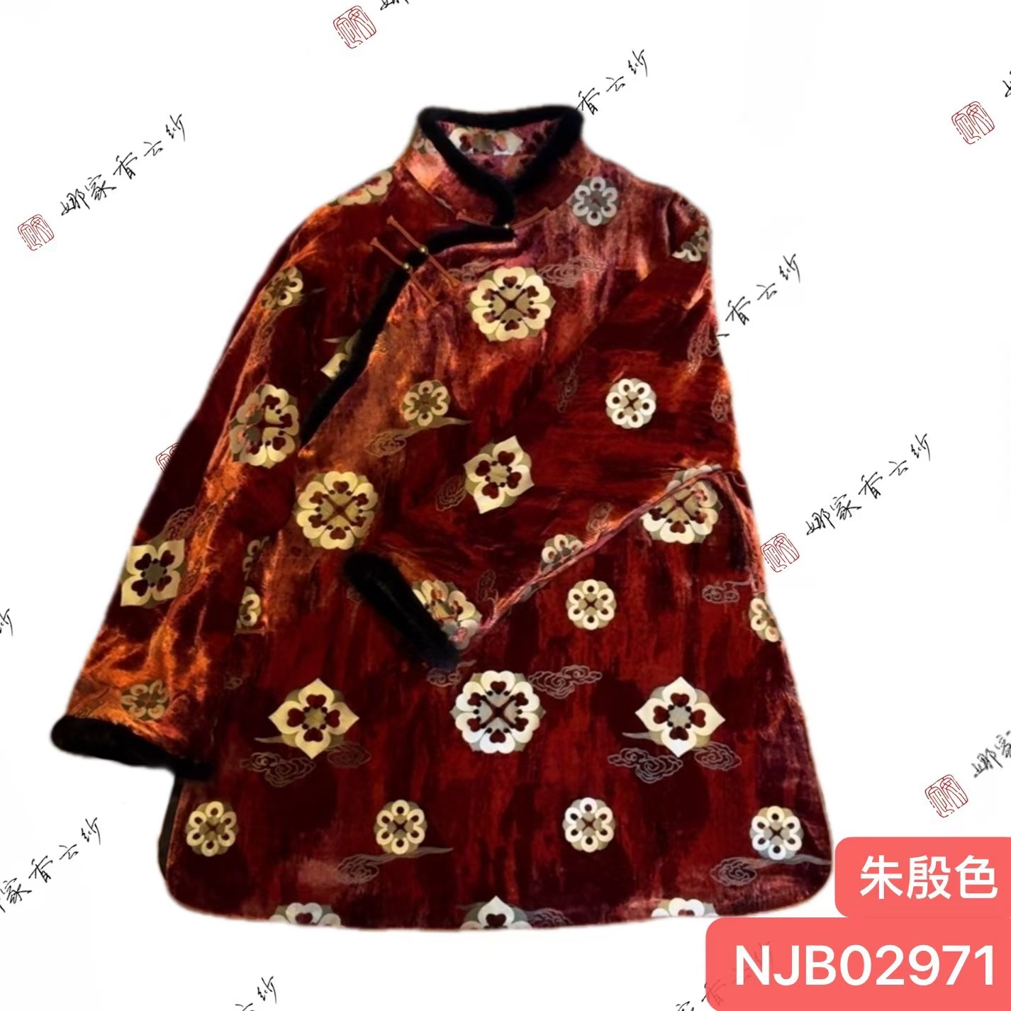 娜家花影和诗上衣日常秋冬加厚棉服NJB（02971）汉服冬季