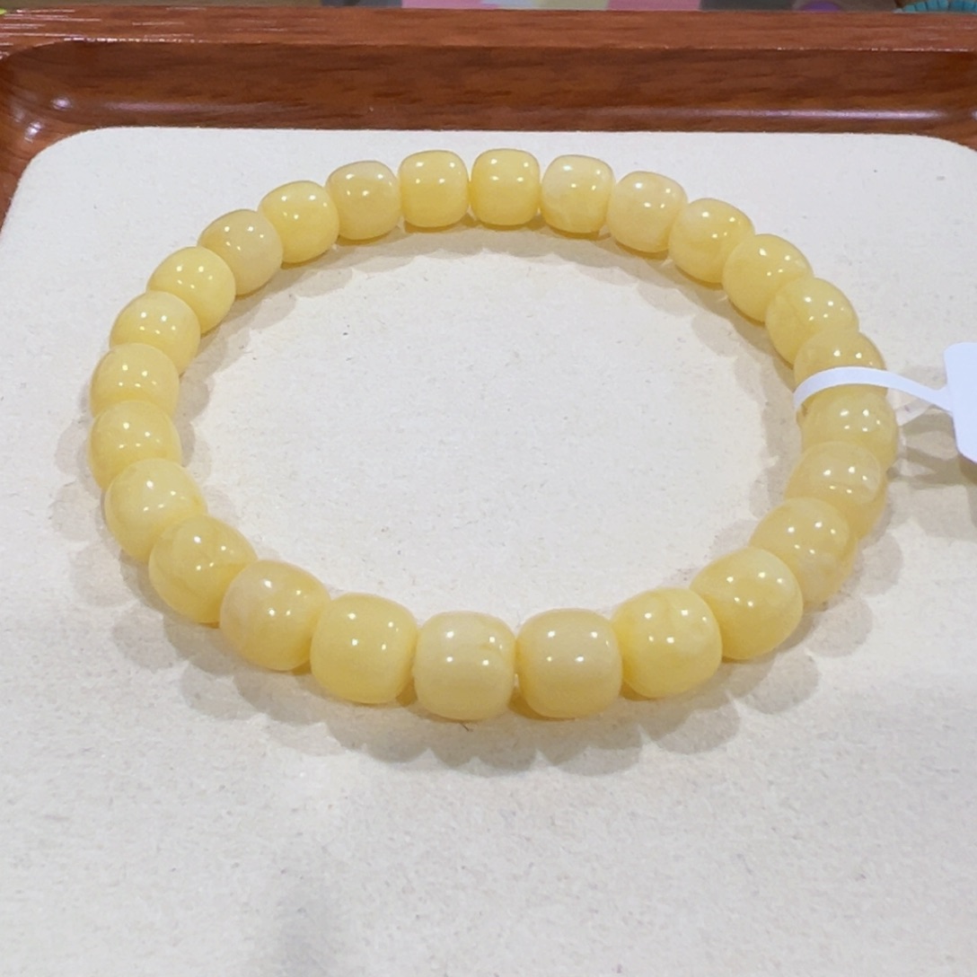 未镶嵌蜜蜡手链〽️**8m浓蜡顺色老型