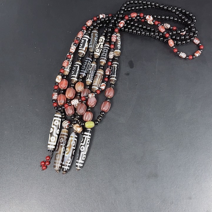 玛瑙项链未镶嵌丅35九目项链发其一