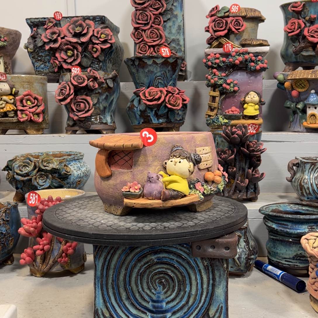 陶瓷3 号陶然花器福利特价花盆