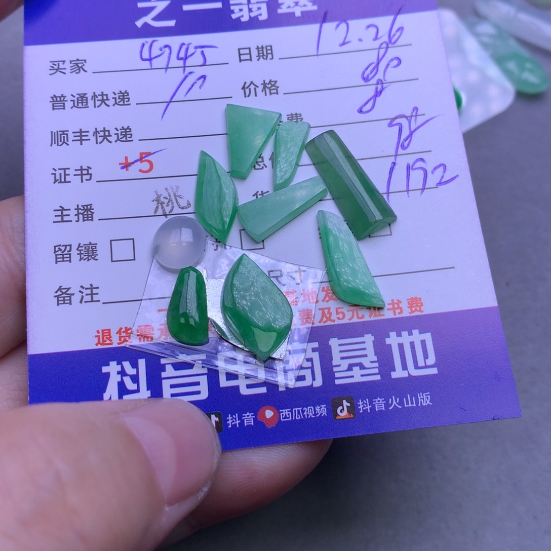 颈饰未镶嵌翡翠用****4