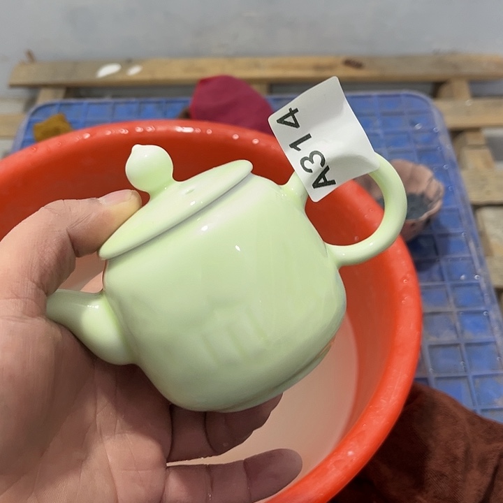 雾***霾茶具默认微瑕瓷器、茶具、壶、摆件，介意勿拍 
