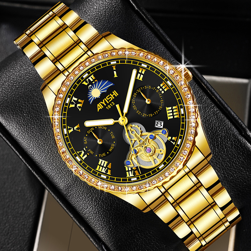 AIYISHI潮流新款时尚男士手表-1813-BXZX