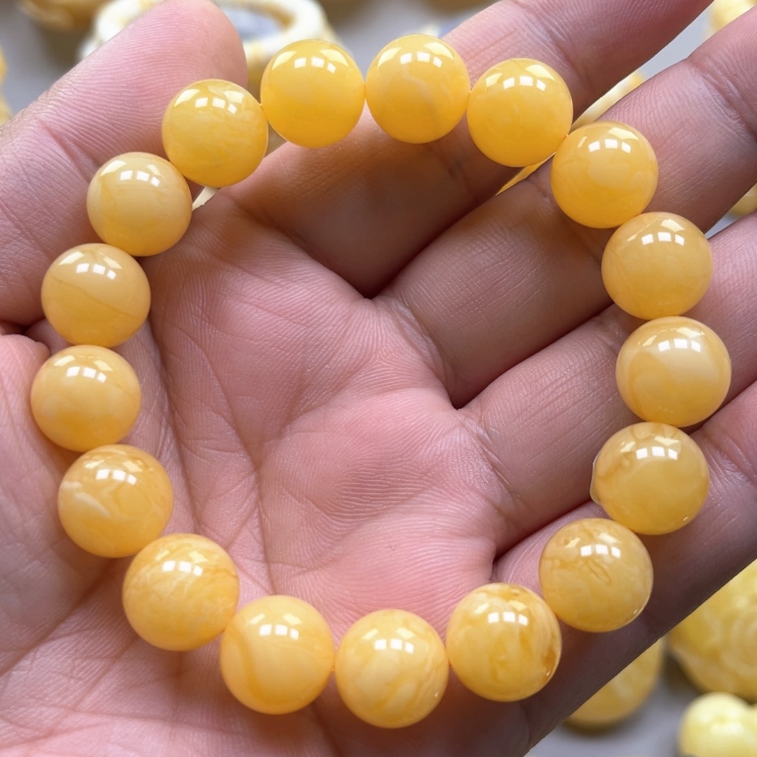 琥珀手链未镶嵌手串