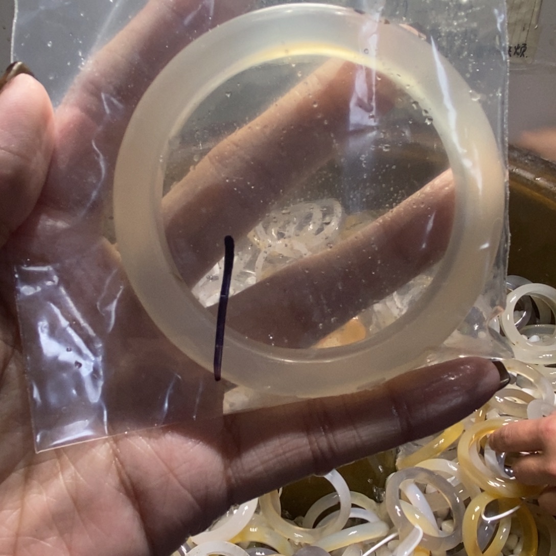 太***练玛瑙/玉髓未镶嵌手镯1号