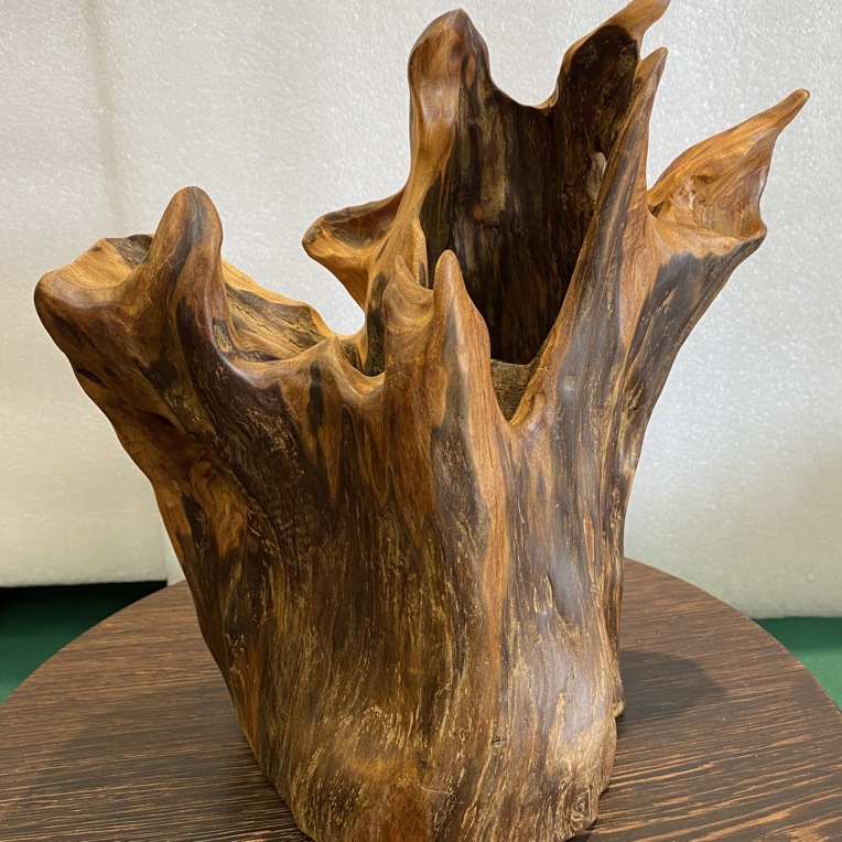 深山老林特色香木木制雕刻工艺品小山型摆件