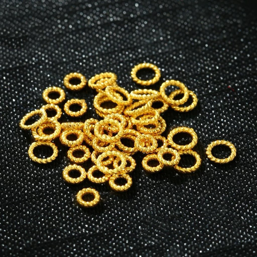 【伊梵甄选】麻花圈手链项链珠串diy配饰