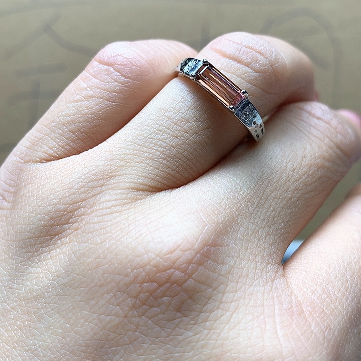 水晶水晶戒指银S925镶嵌