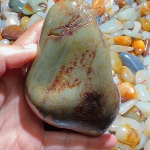 和田玉（糖玉）手链未镶嵌6
