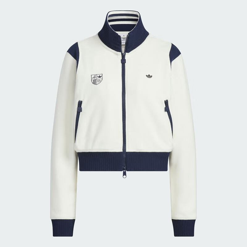 adidas/阿迪达斯拼接撞色运动休闲立领夹克JM8022