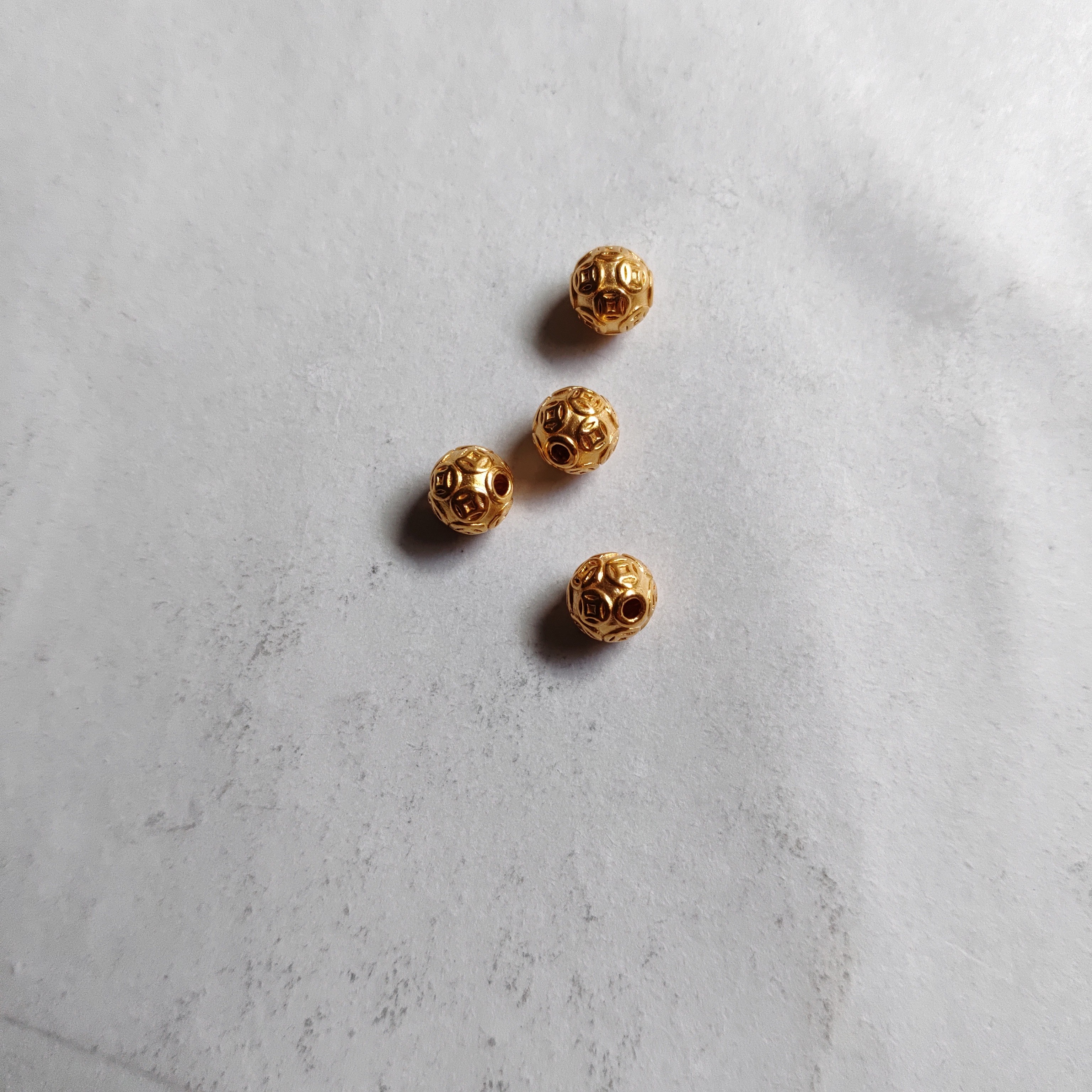 金元宝足金999貔貅珠子首饰