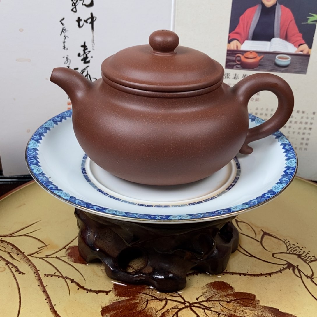 紫砂茶壶全手五号井底槽清老母亲制作容量280