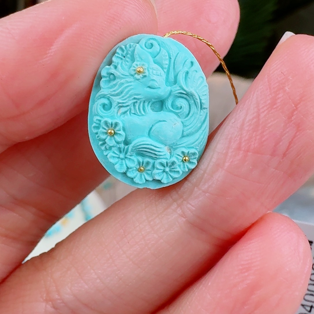 绿松石珠宝奇石未镶嵌