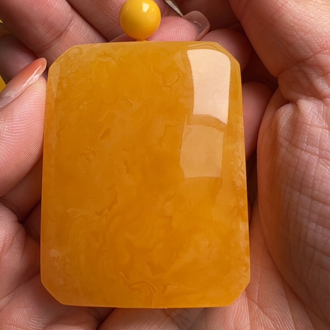 蜜蜡毛衣链未镶嵌无优化