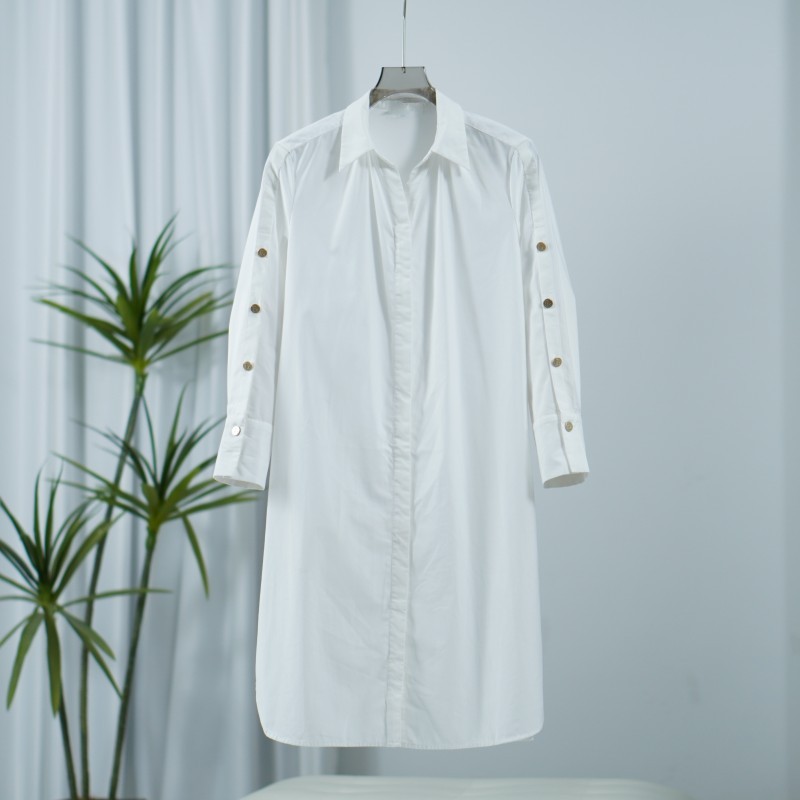 LI丽系列  Z166  女装简约时尚宽松衬衫连衣裙C72546012