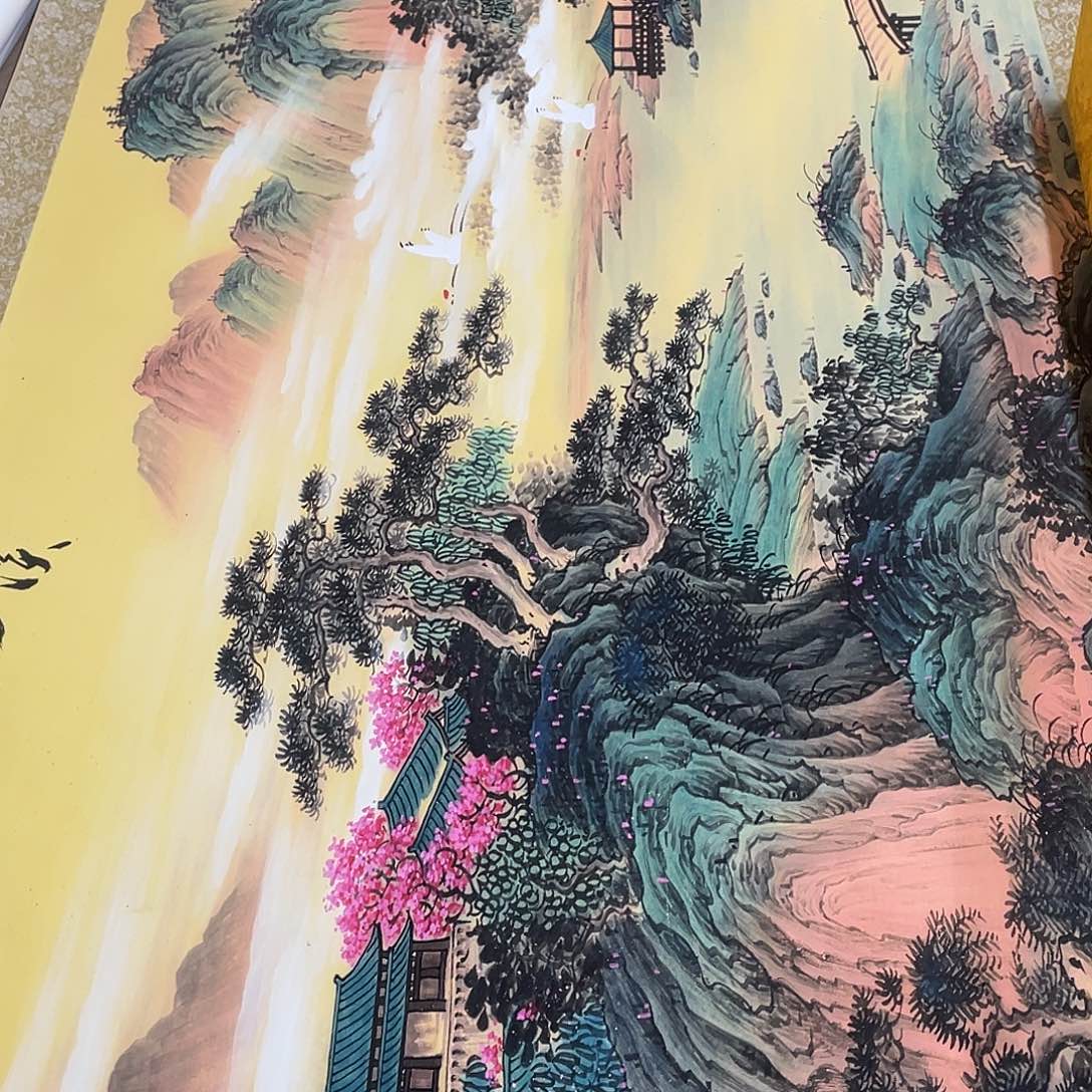 国画老师手笔手绘作品y
