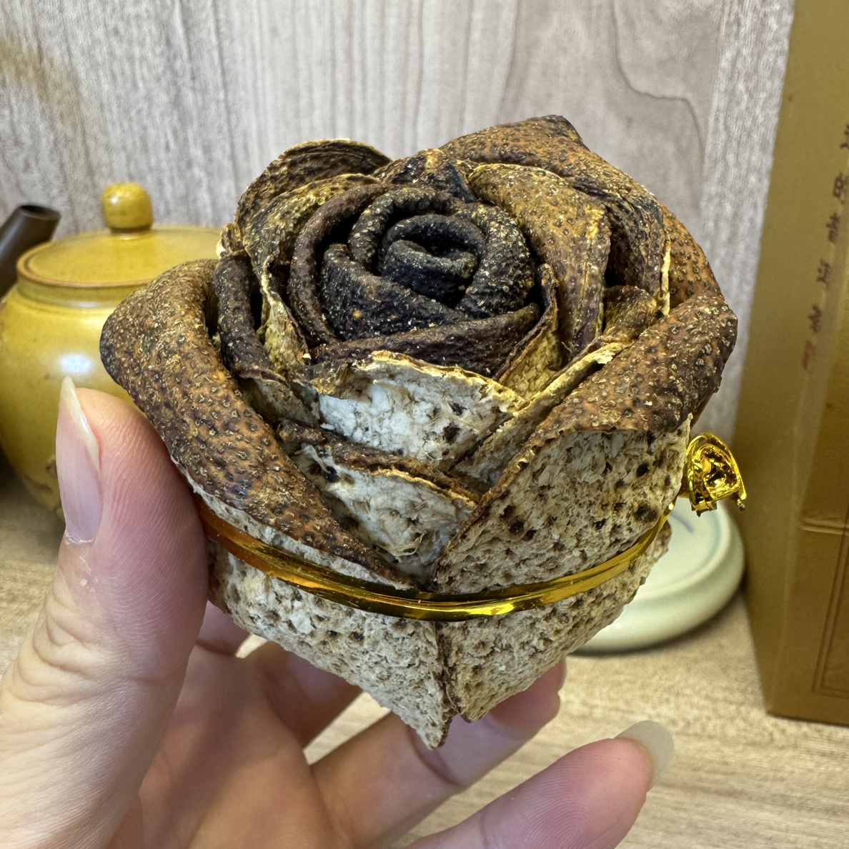 2020年新会陈皮天马红皮玫瑰花日晒干仓 精品陈皮糯香甜润散装