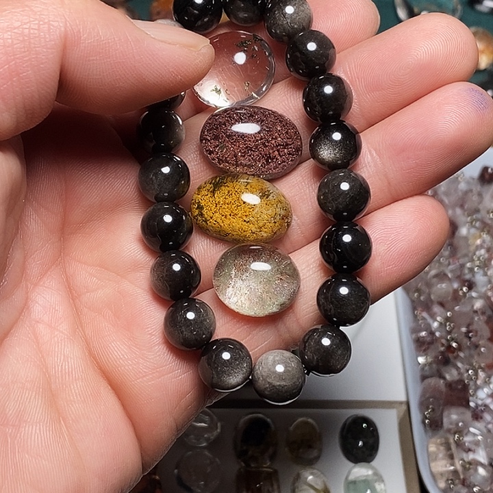 谁***年水晶手链未镶嵌15