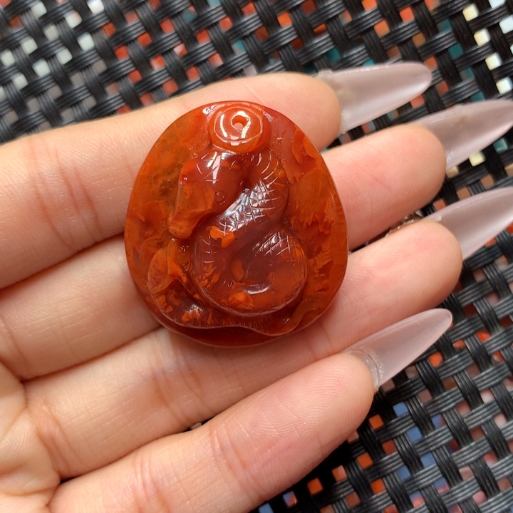 南红玛瑙吊坠(不含链)未镶嵌