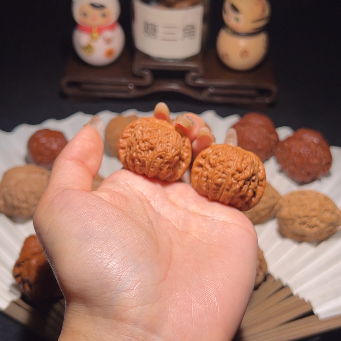 童***寶吊坠文玩核桃34血麒麟