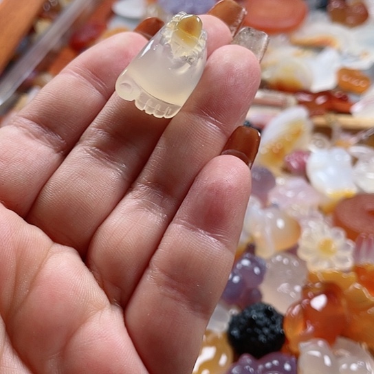 玛瑙/玉髓吊坠(赠链)未镶嵌༼*