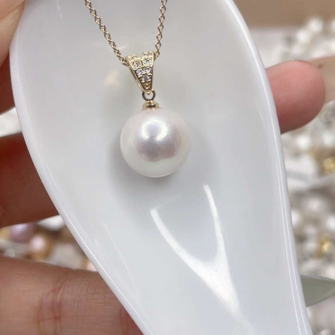 淡水珍珠未镶嵌吊坠(赠链)