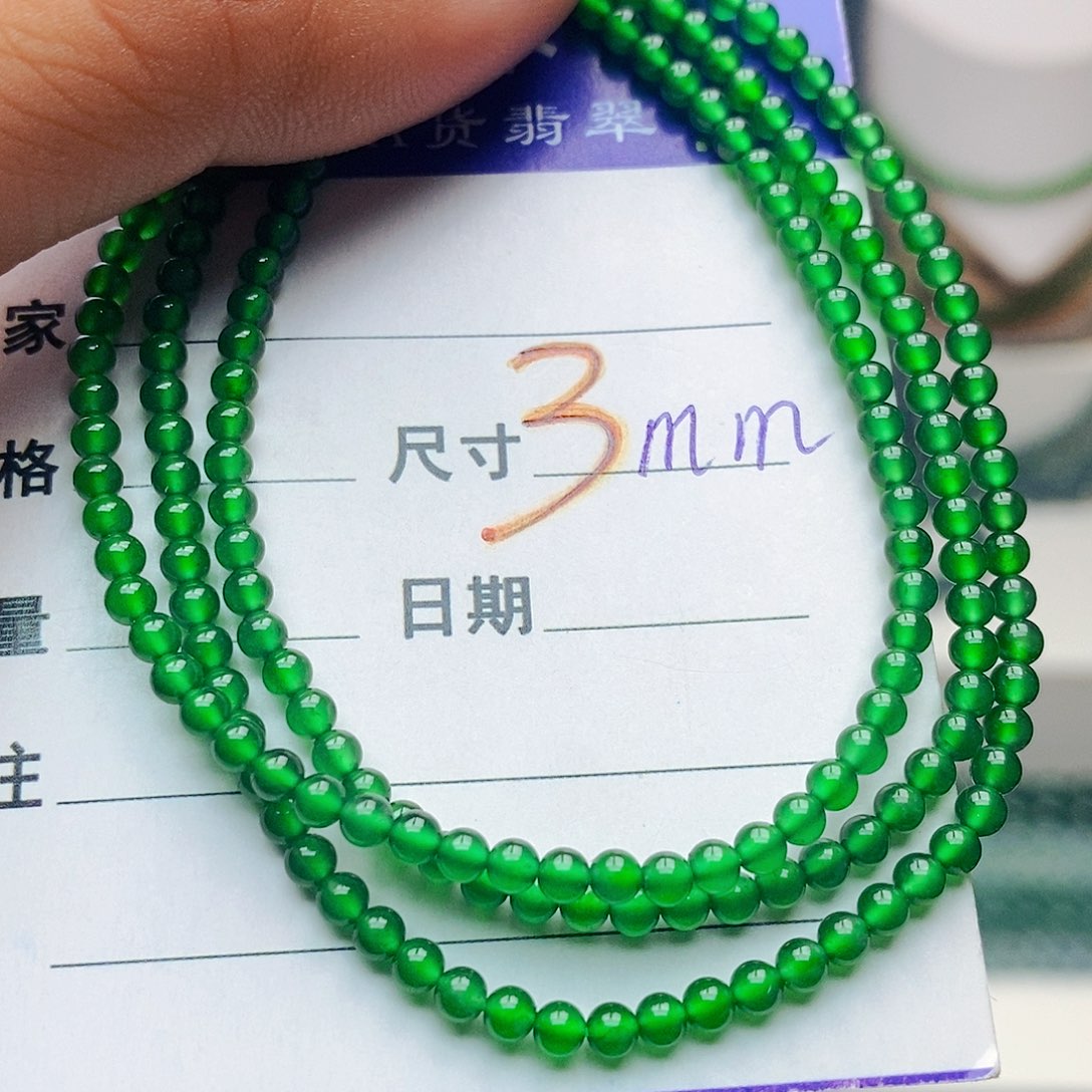 未镶嵌手串翡翠翡翠