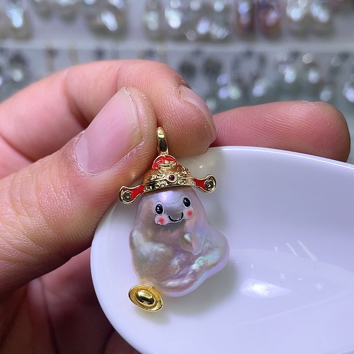 淡水珍珠未镶嵌颈饰06